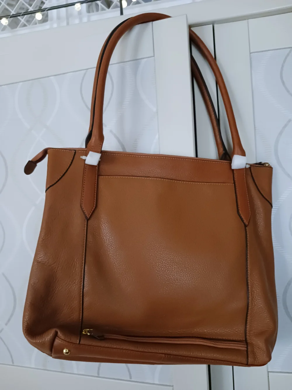 NWOT Lodis Tan Leather Tote Bag - Classic Women's Handbag